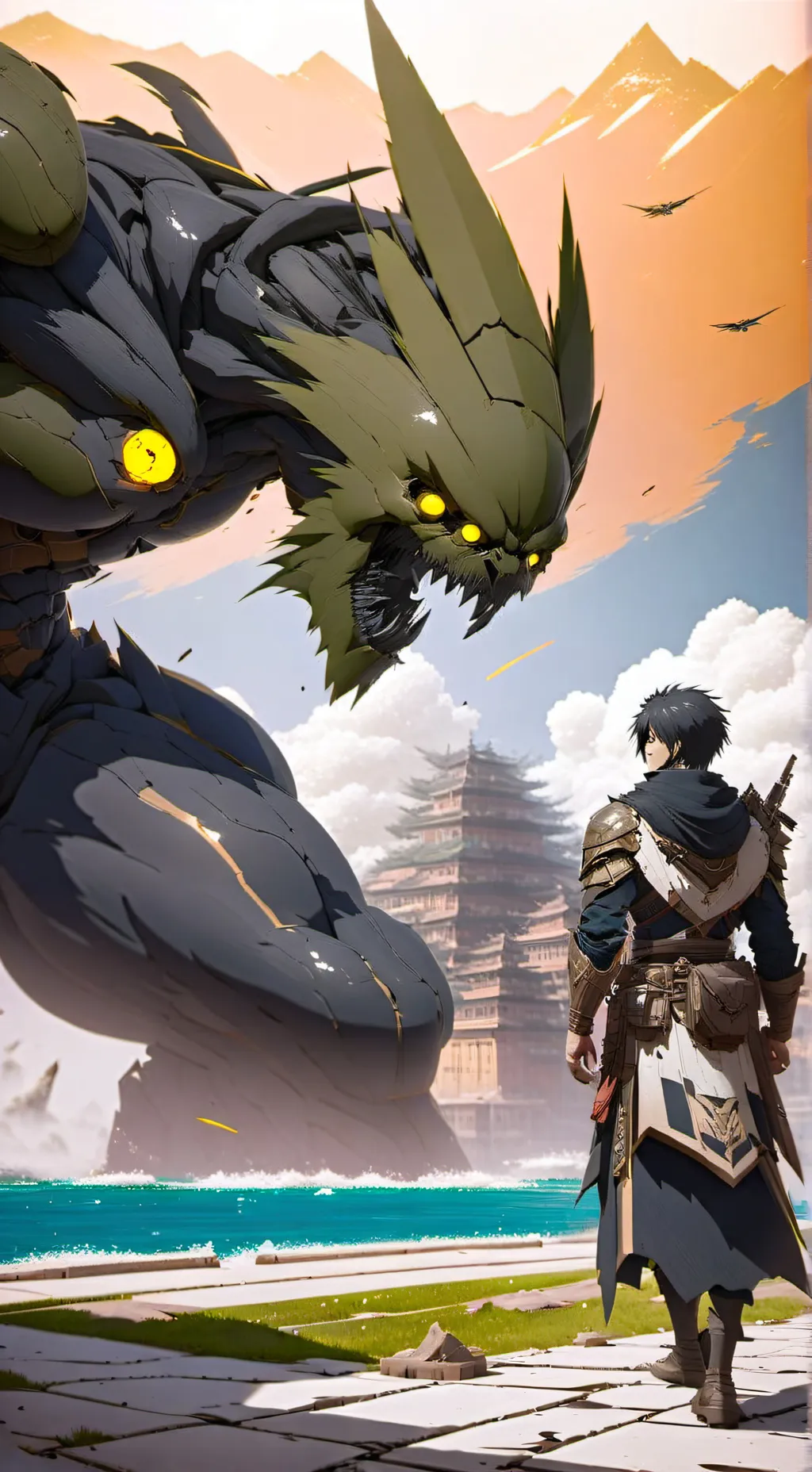 ai character: atacc of titan esp background