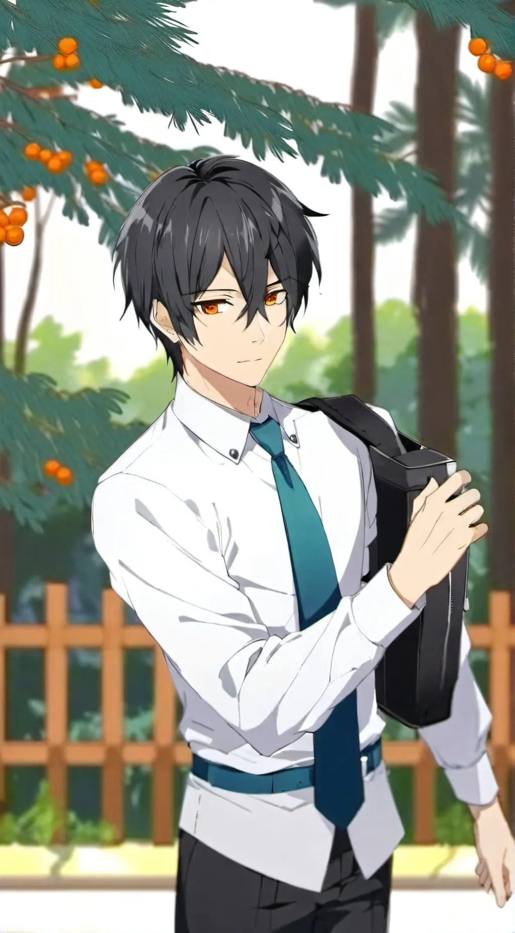 ai character: Miyamura Izumi  background