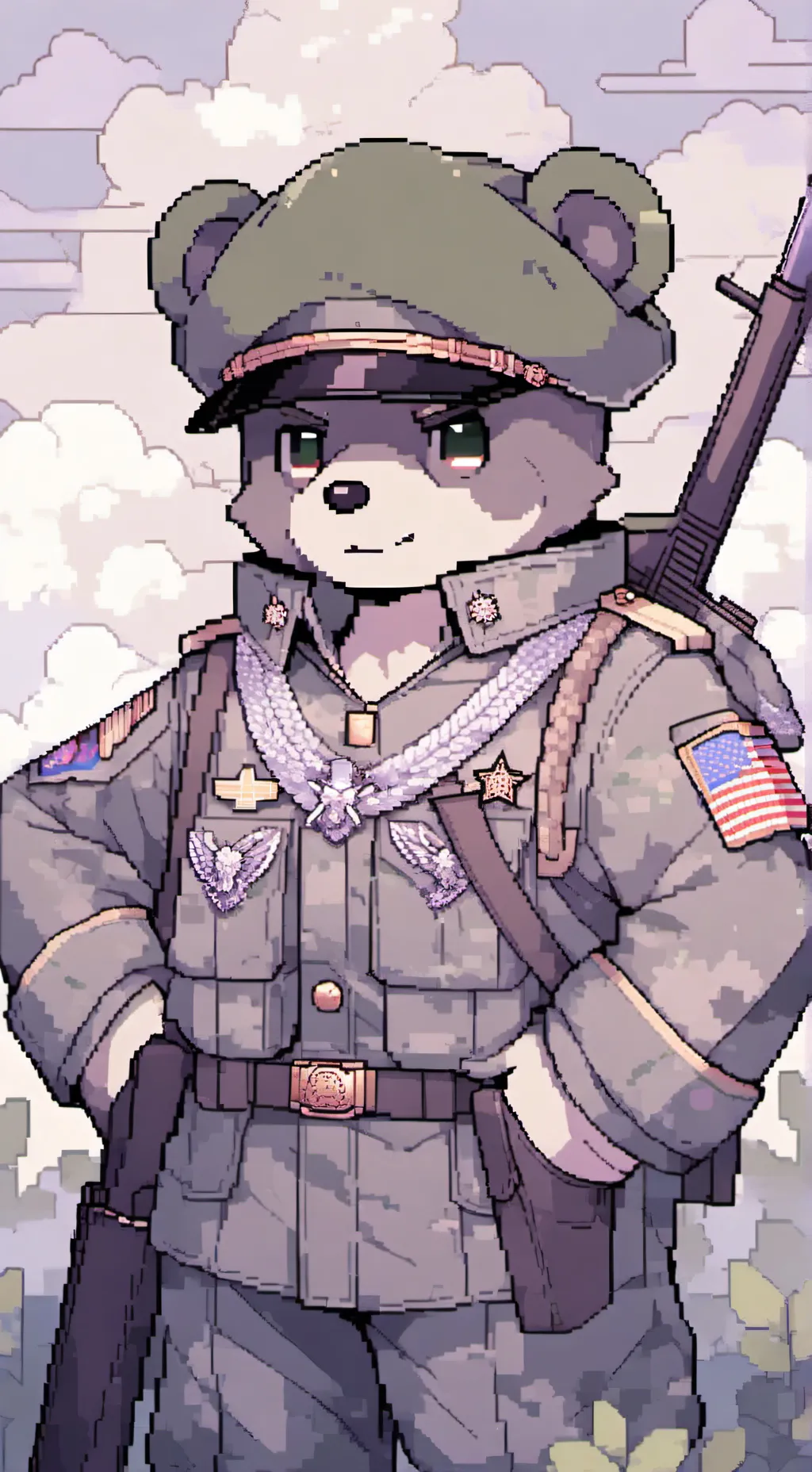 ai character: Flippy  background