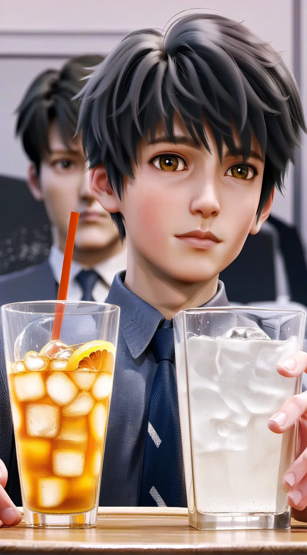 ai character: Tim und Sven background