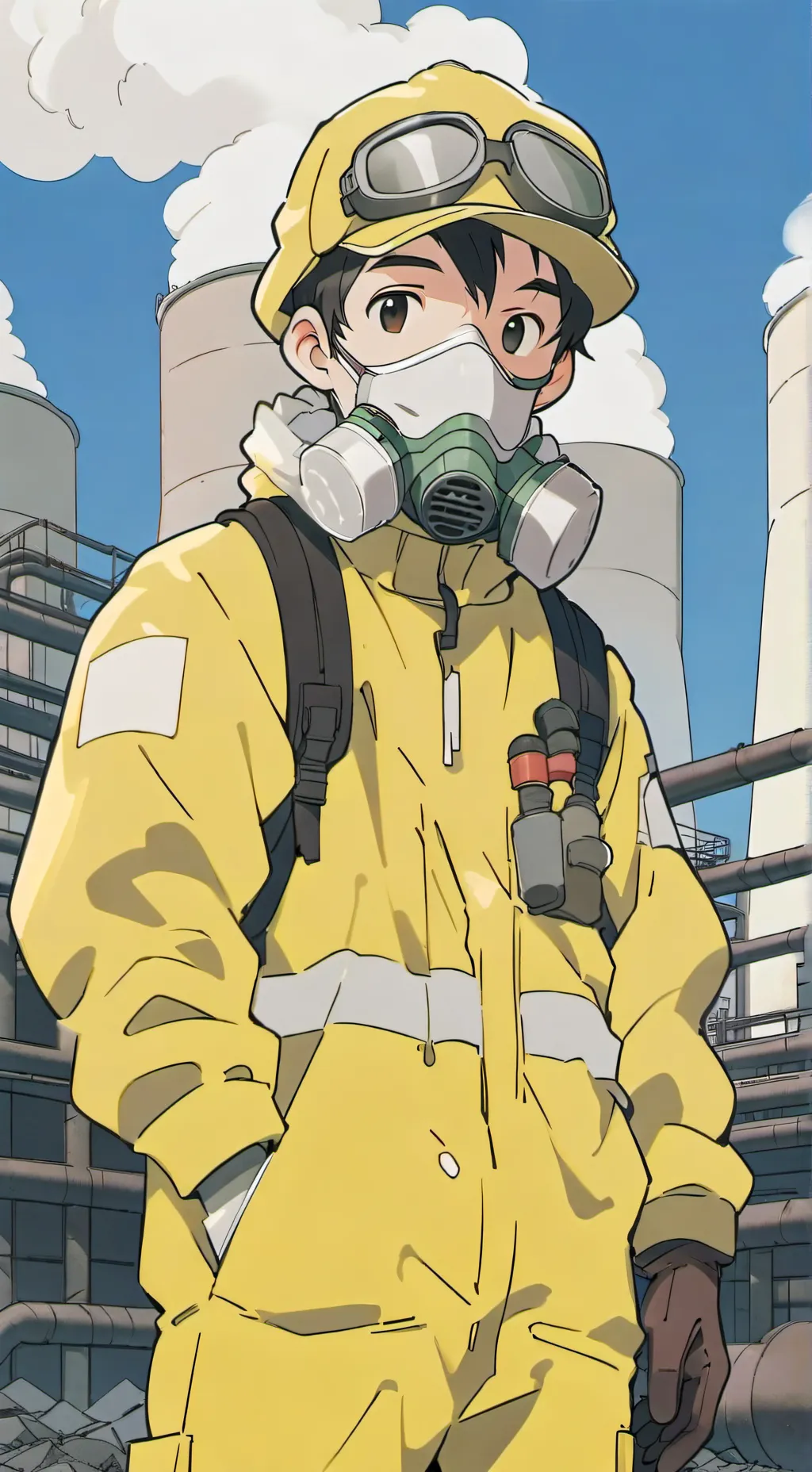 ai character: radiation🧪 background