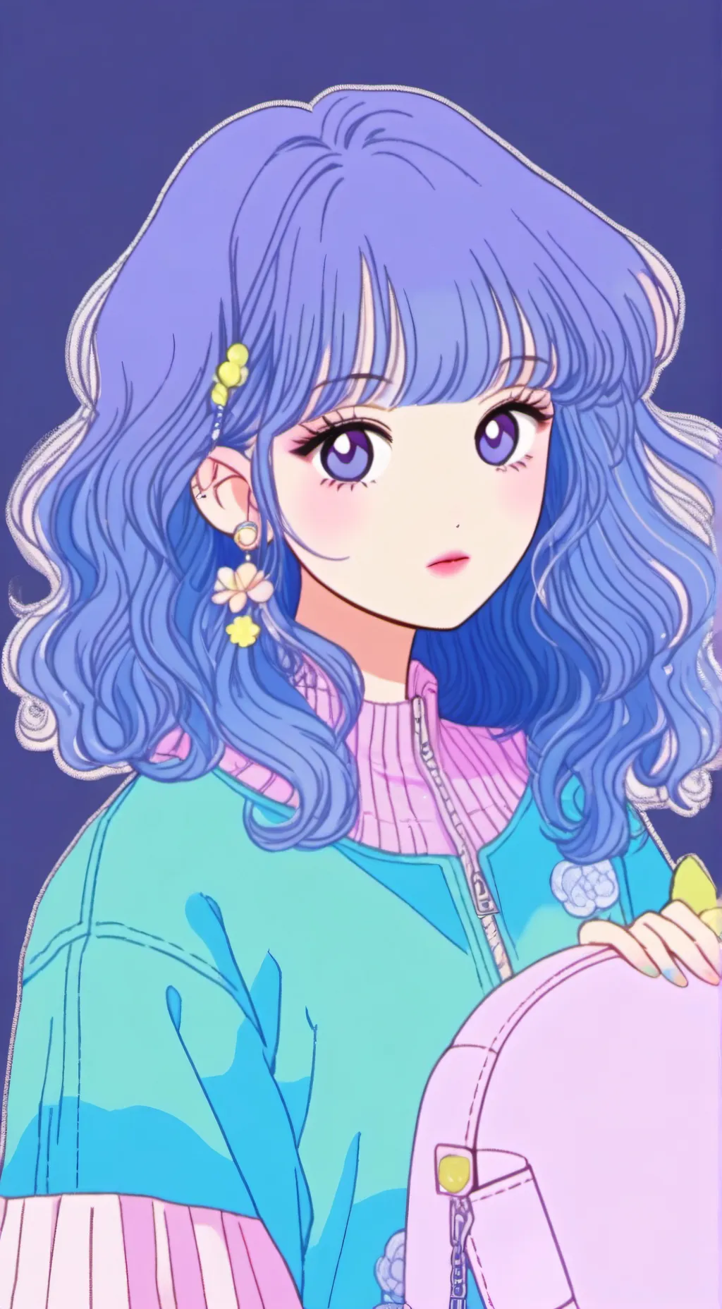 ai character: 💜🌸LINDA🌸💜 background