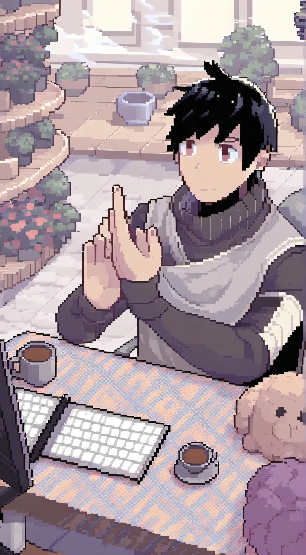 ai character: FORSAKEN HOUSE background