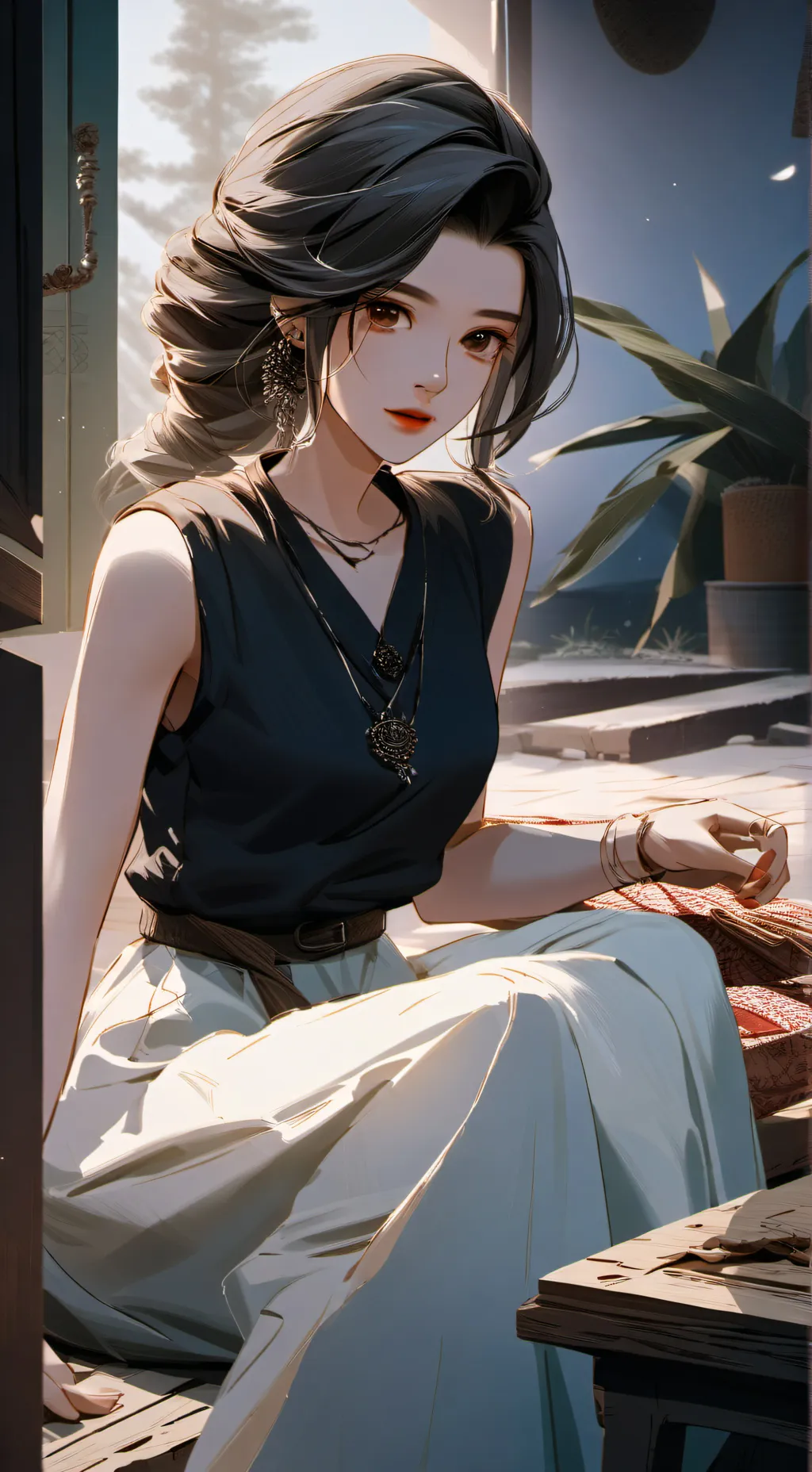 ai character: Jasmine  background