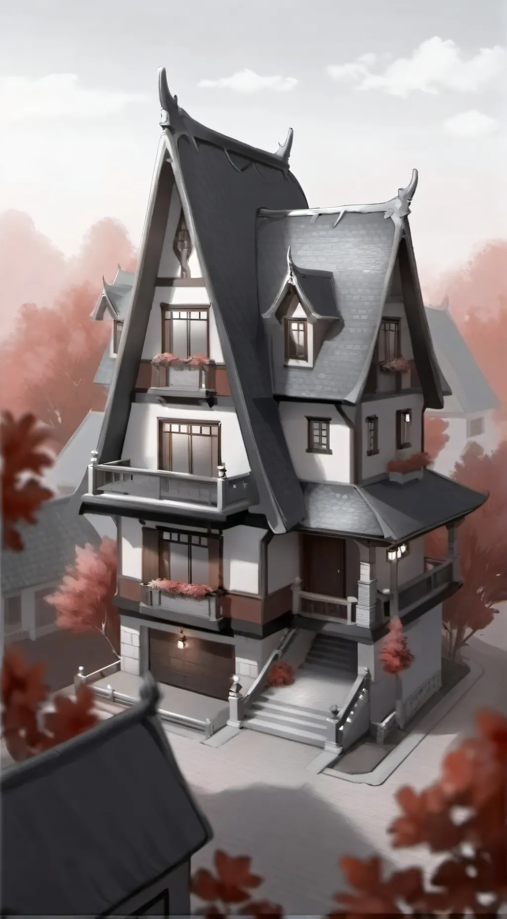 ai character: ur house background
