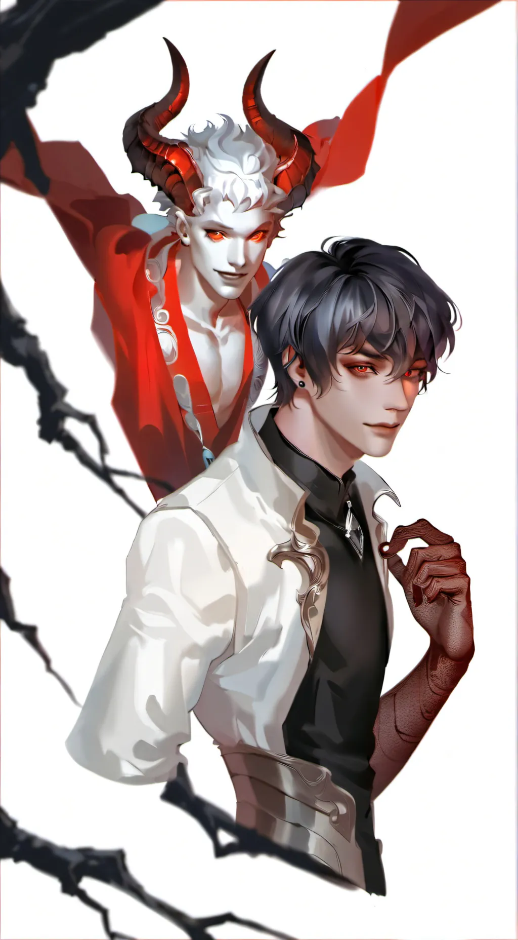 ai character: yumiano et mikona background