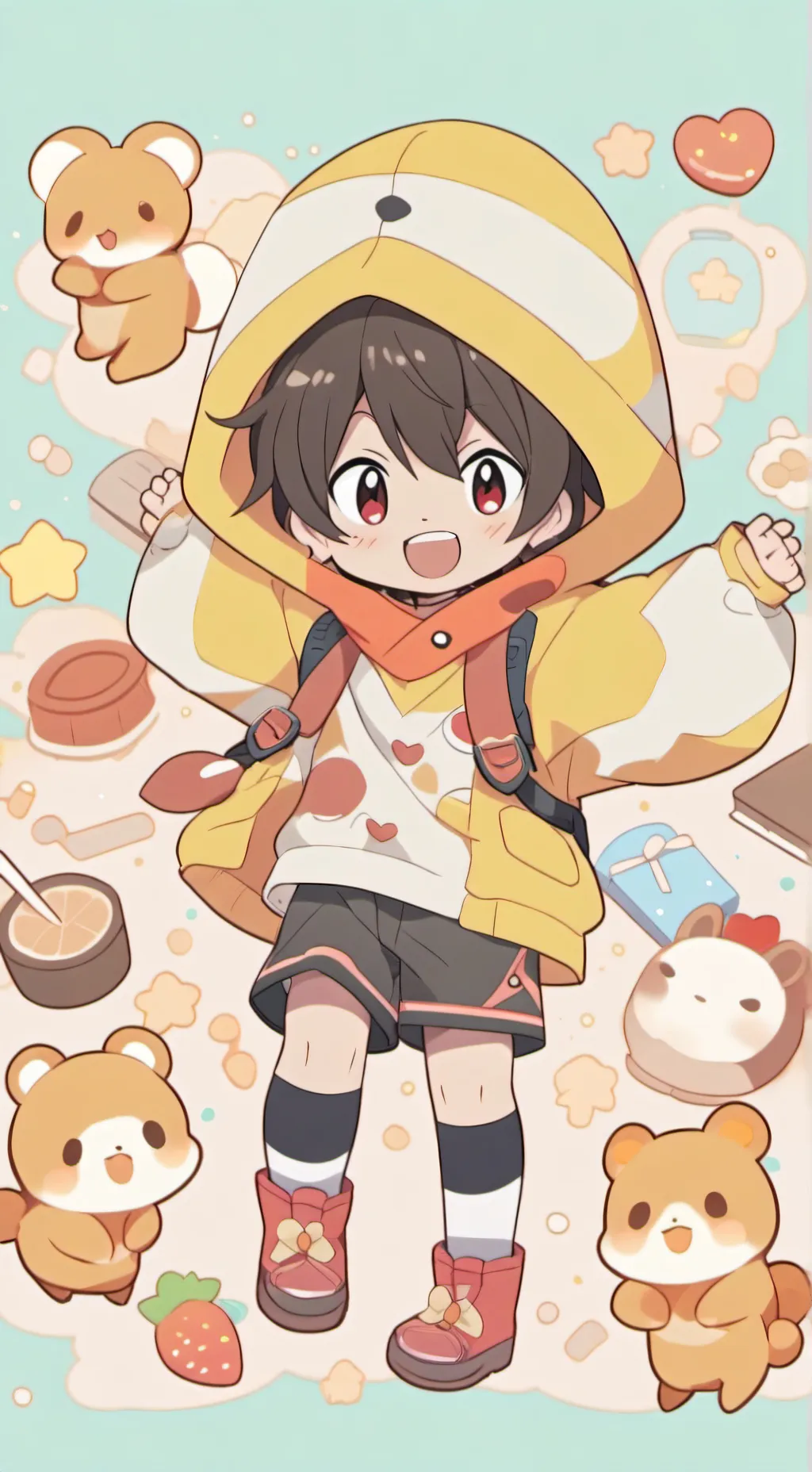 ai character: ton petit frère  background