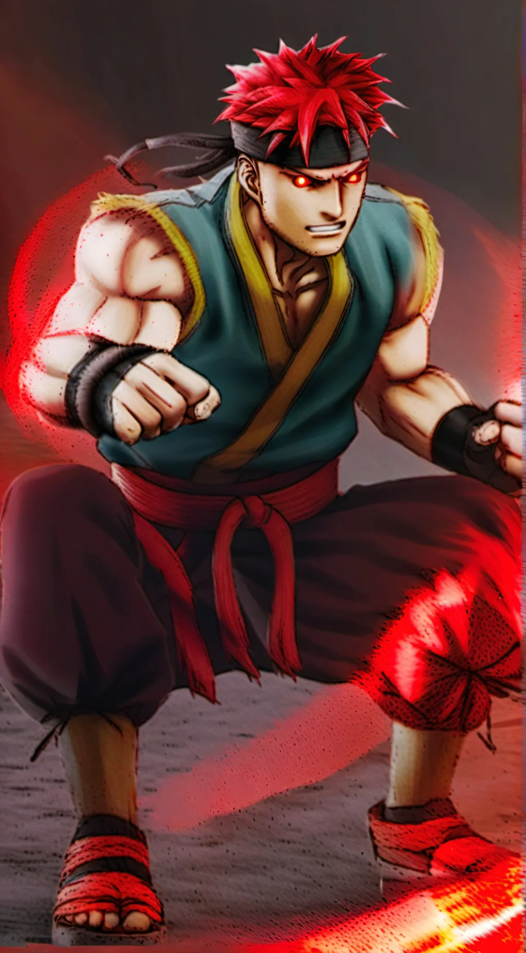 ai character: Evil Ryu background