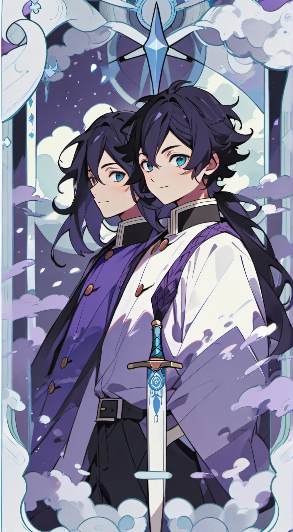 ai character: muichiro  yuichiro background