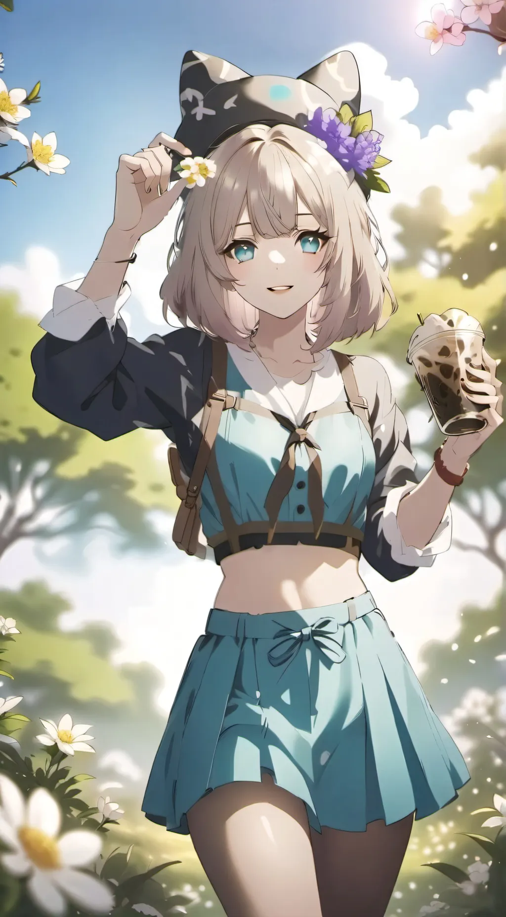 ai character: mha×demon slayer background