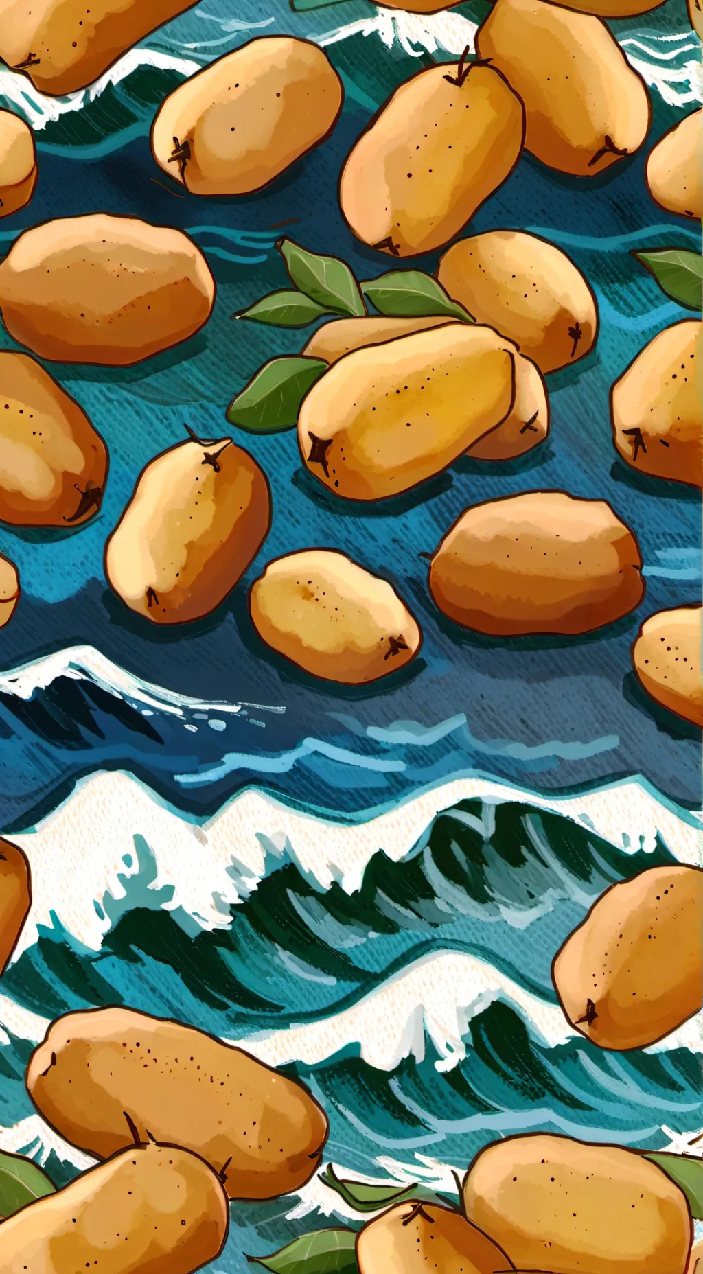 ai character: talk to potato  background