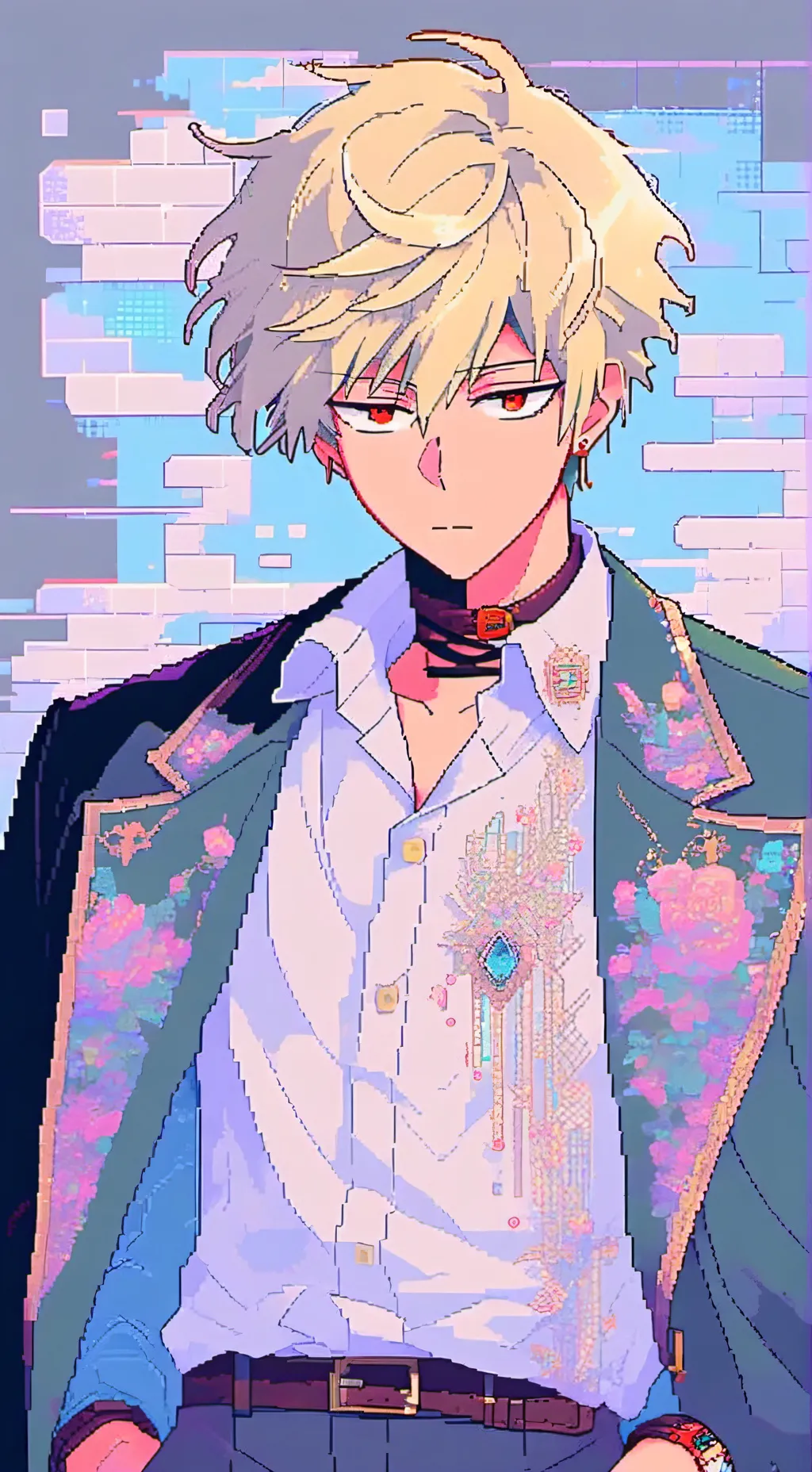 ai character: Bakugo  background