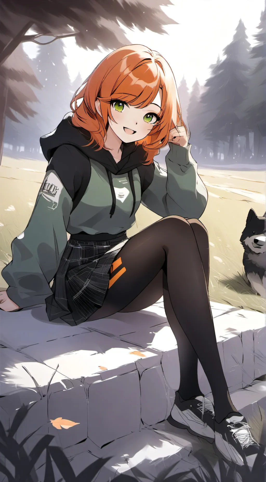 ai character: Alex or Creeper background