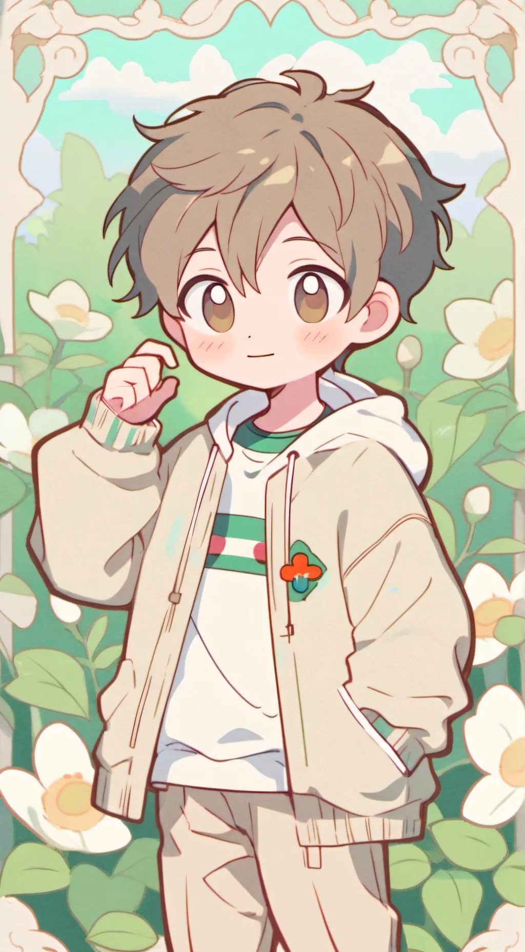 ai character: Theo background