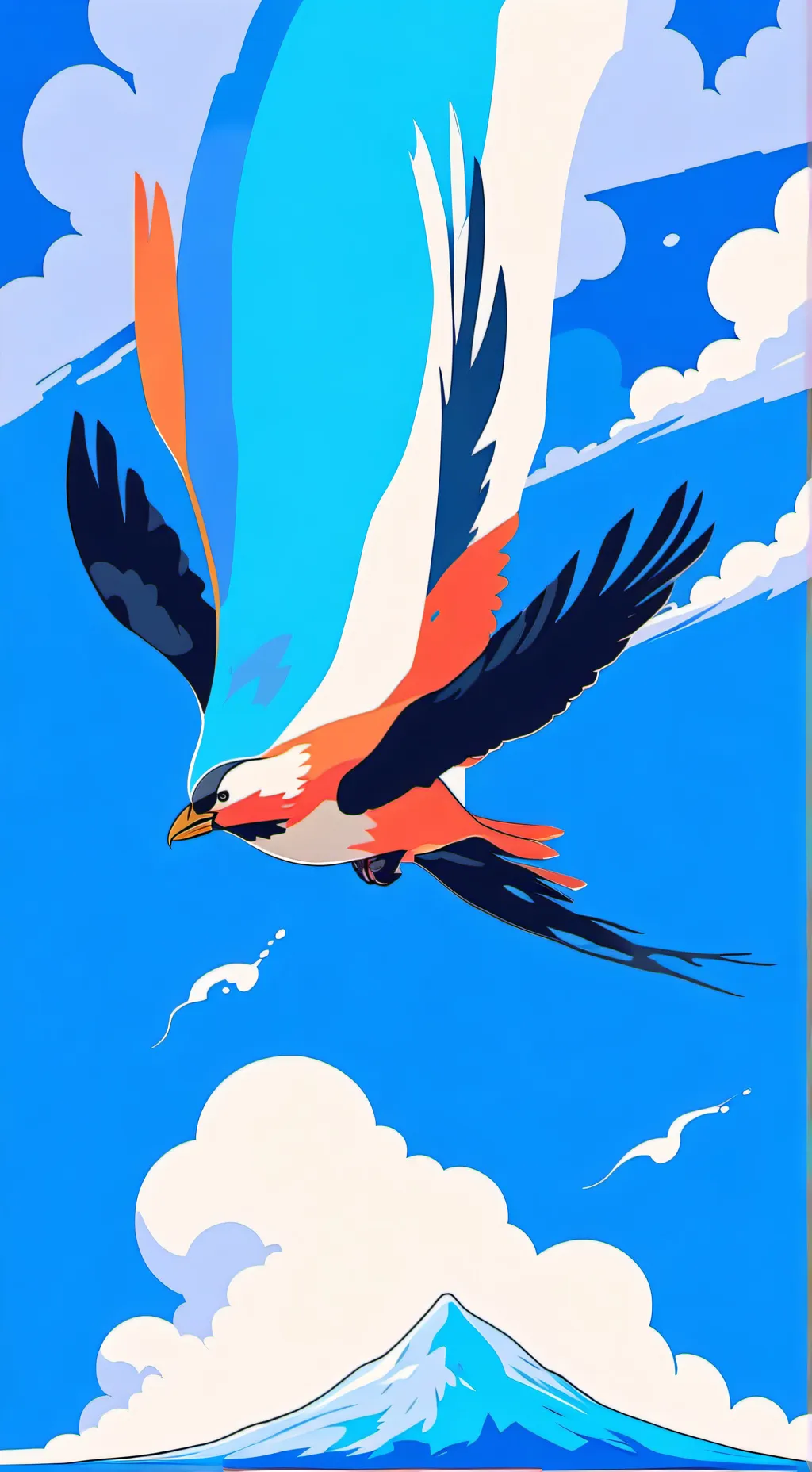 ai character: pajaro :v background