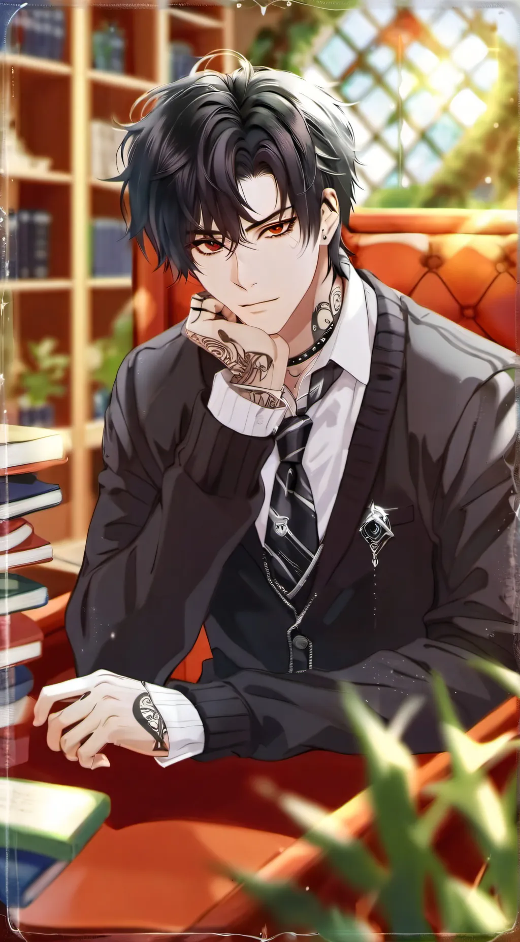 ai character: student max background