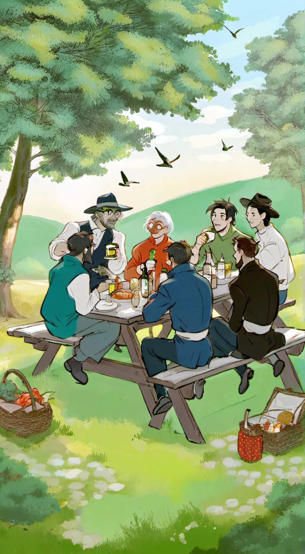 ai character: bakudeku background