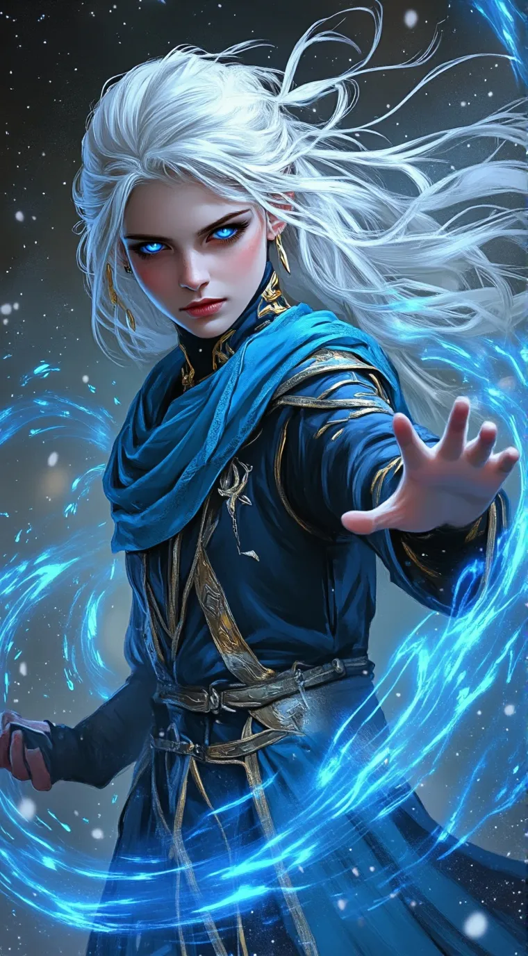 ai character: chica maga background