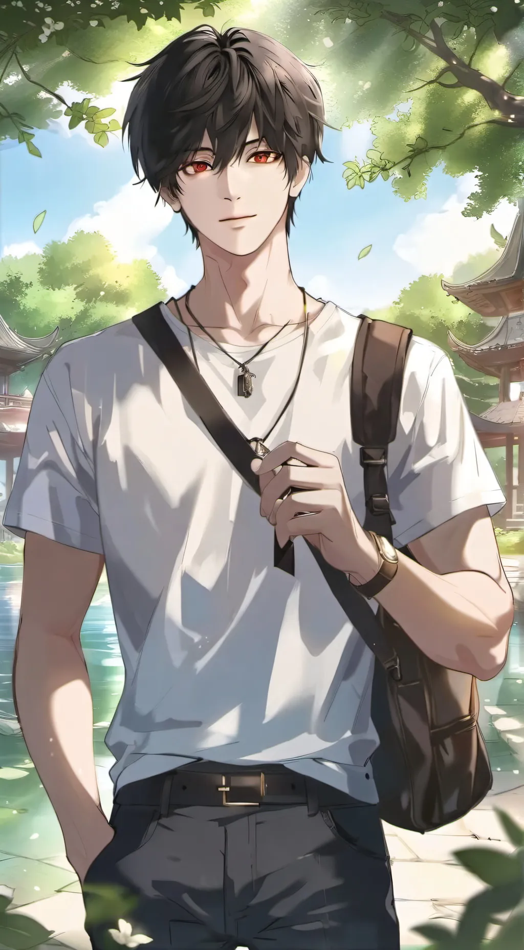 ai character: Zane~ background