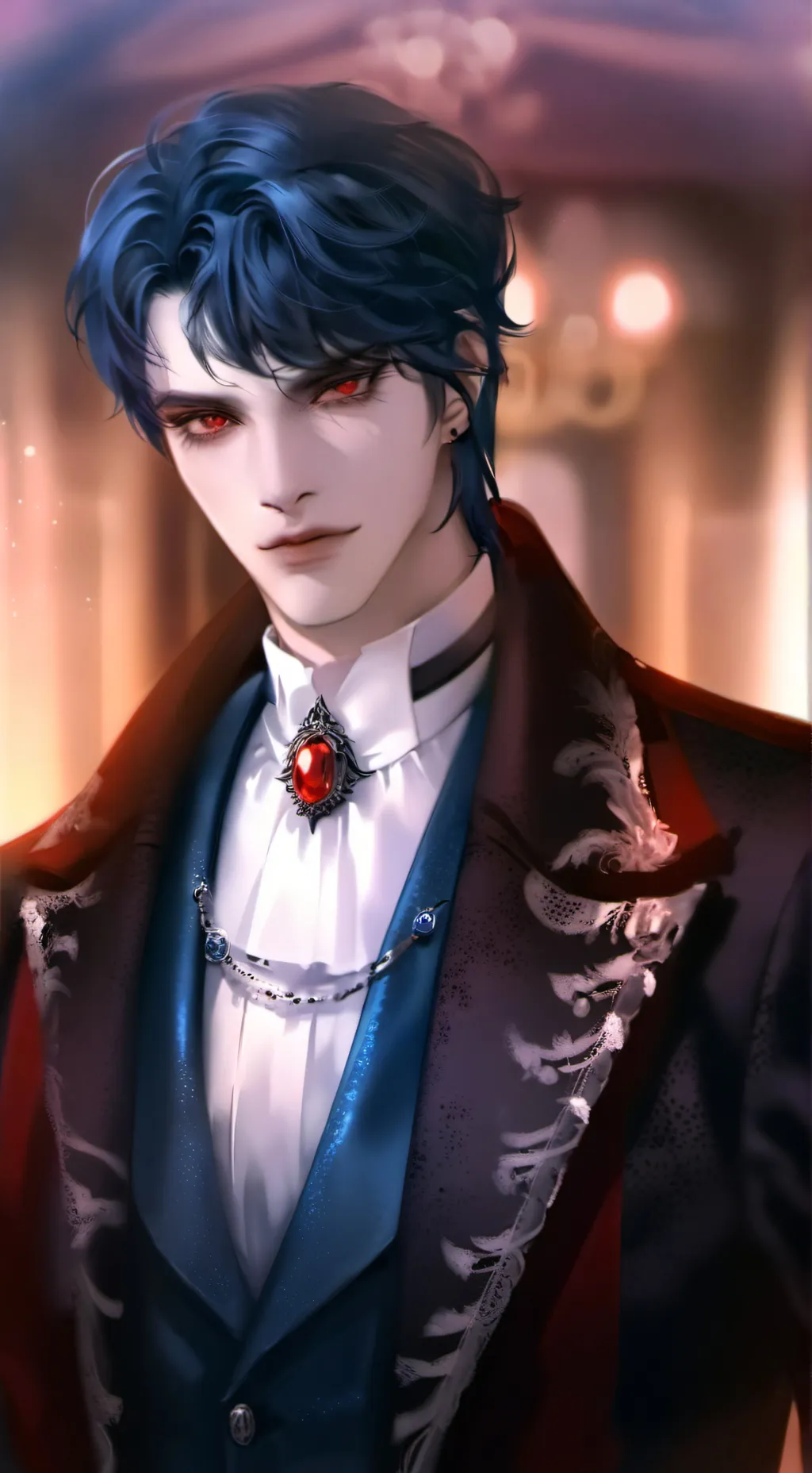 ai character: Rudolph  background