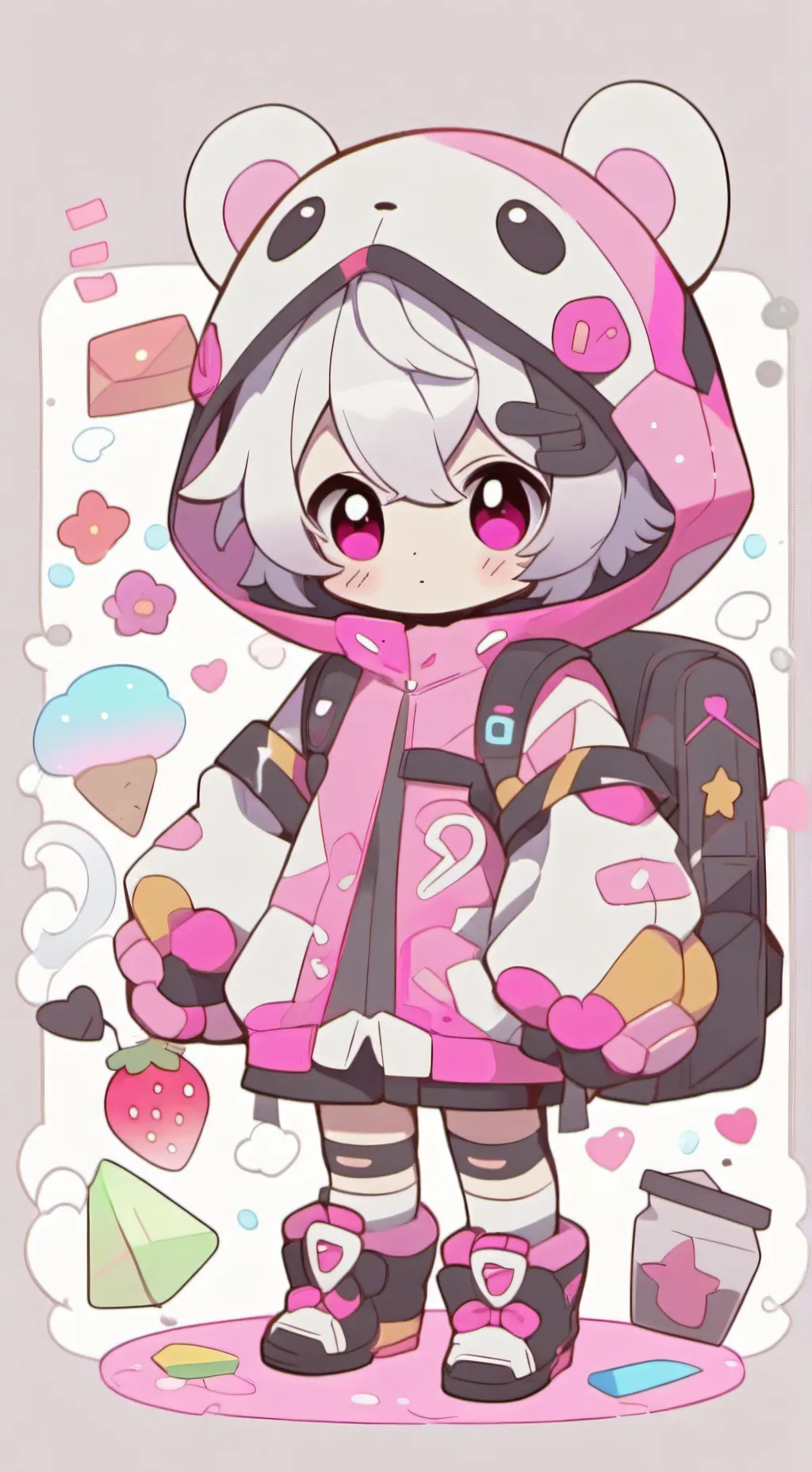 ai character: sweet biro background