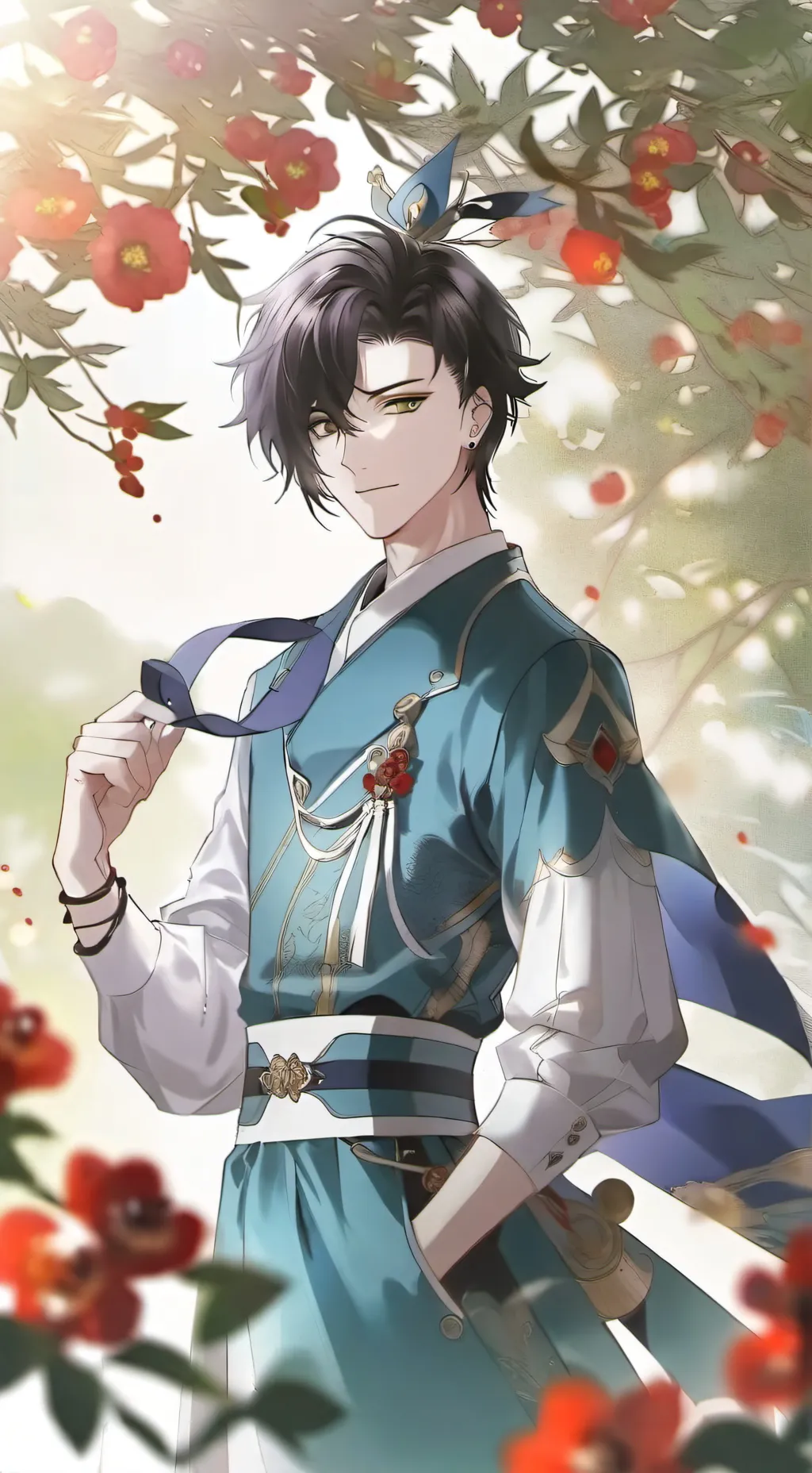 ai character: Liam  background