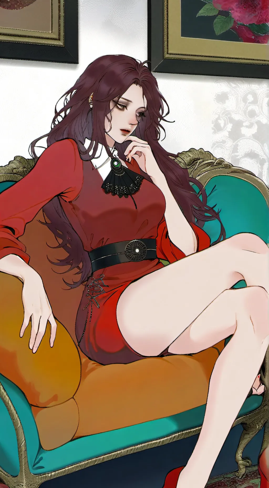 ai character: Luna background