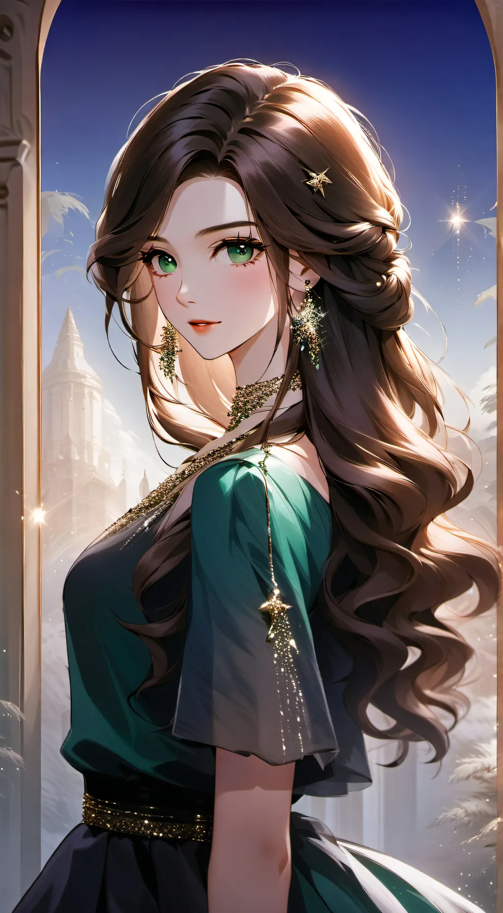 ai character: yui komori background