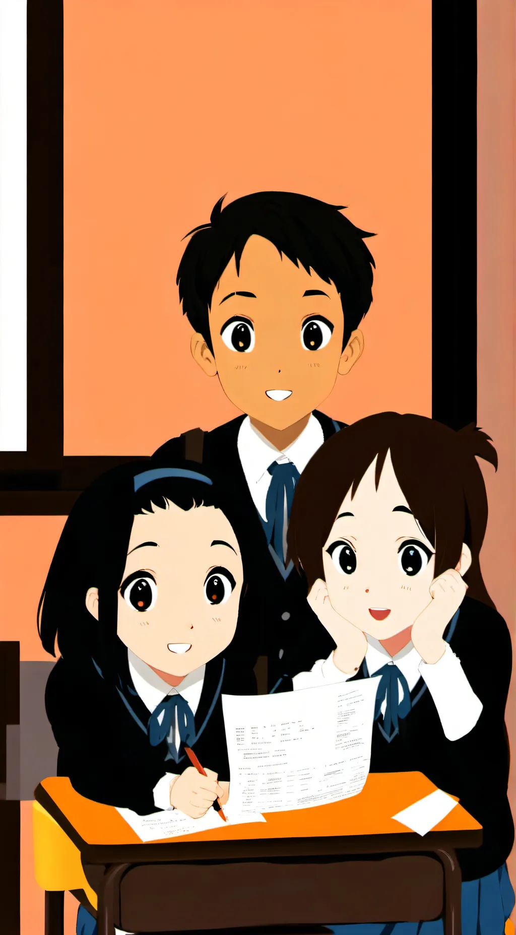 ai character: school  background