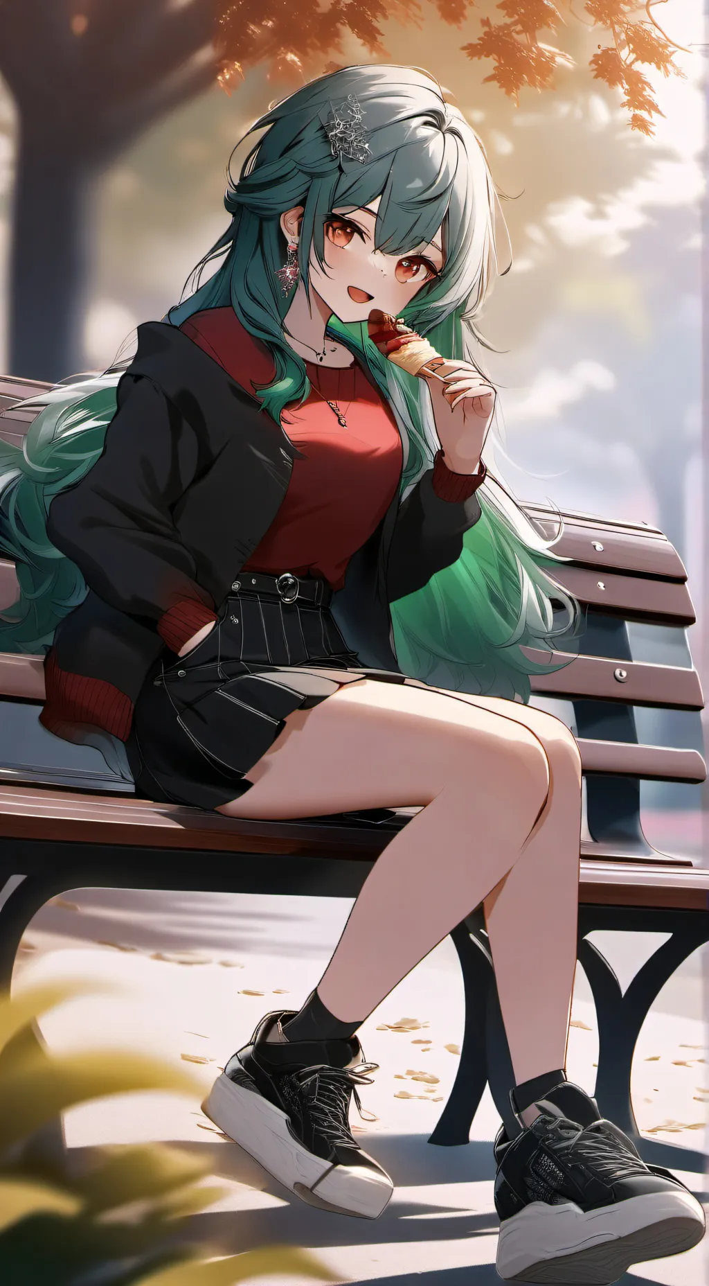 ai character: Jennifer smichdt  background