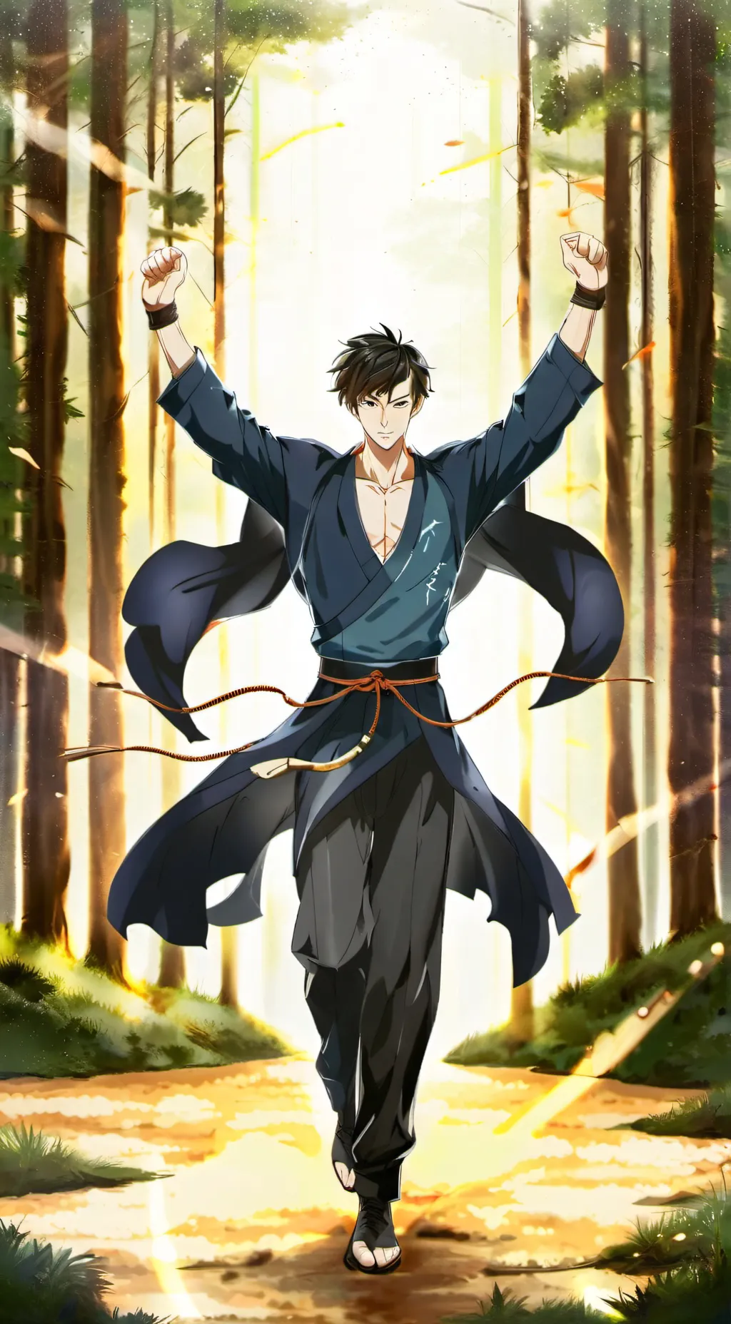 ai character: kny  background