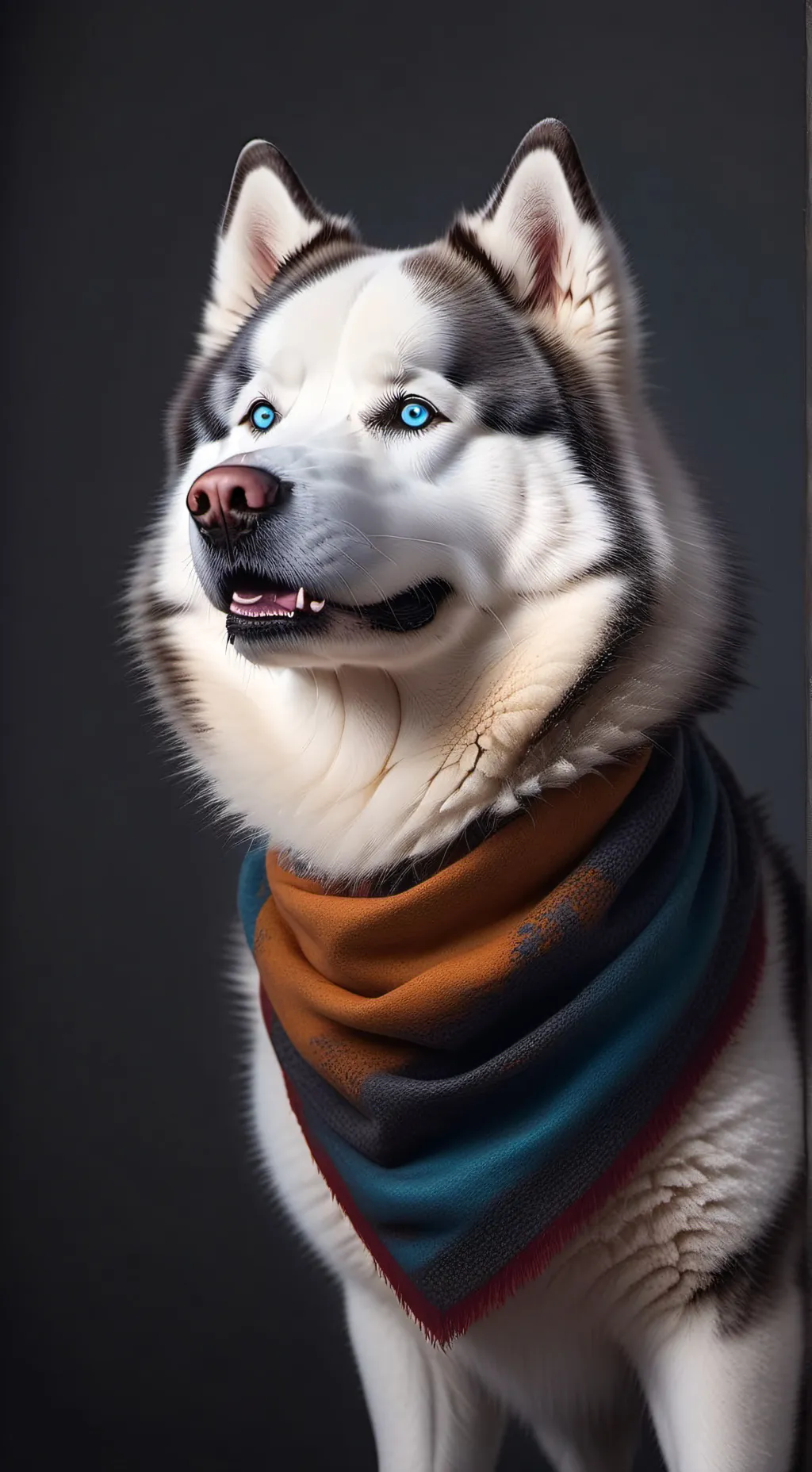 ai character: TikTok husky background