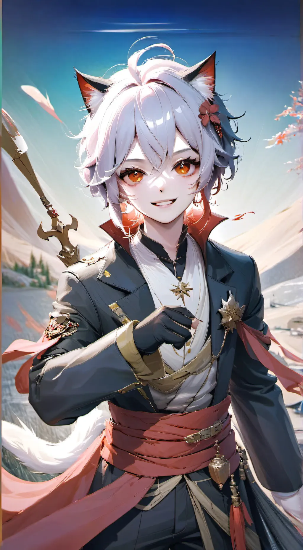 ai character: Jefferson  background