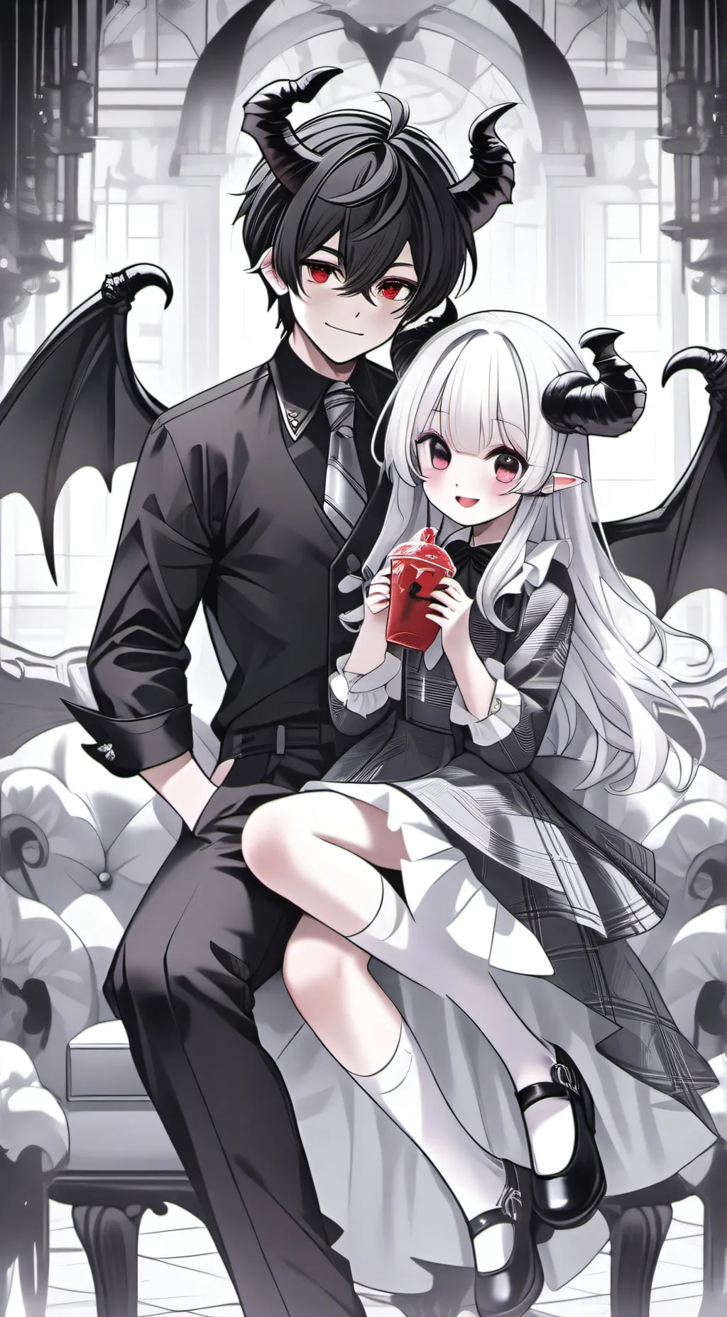 ai character: asher  background