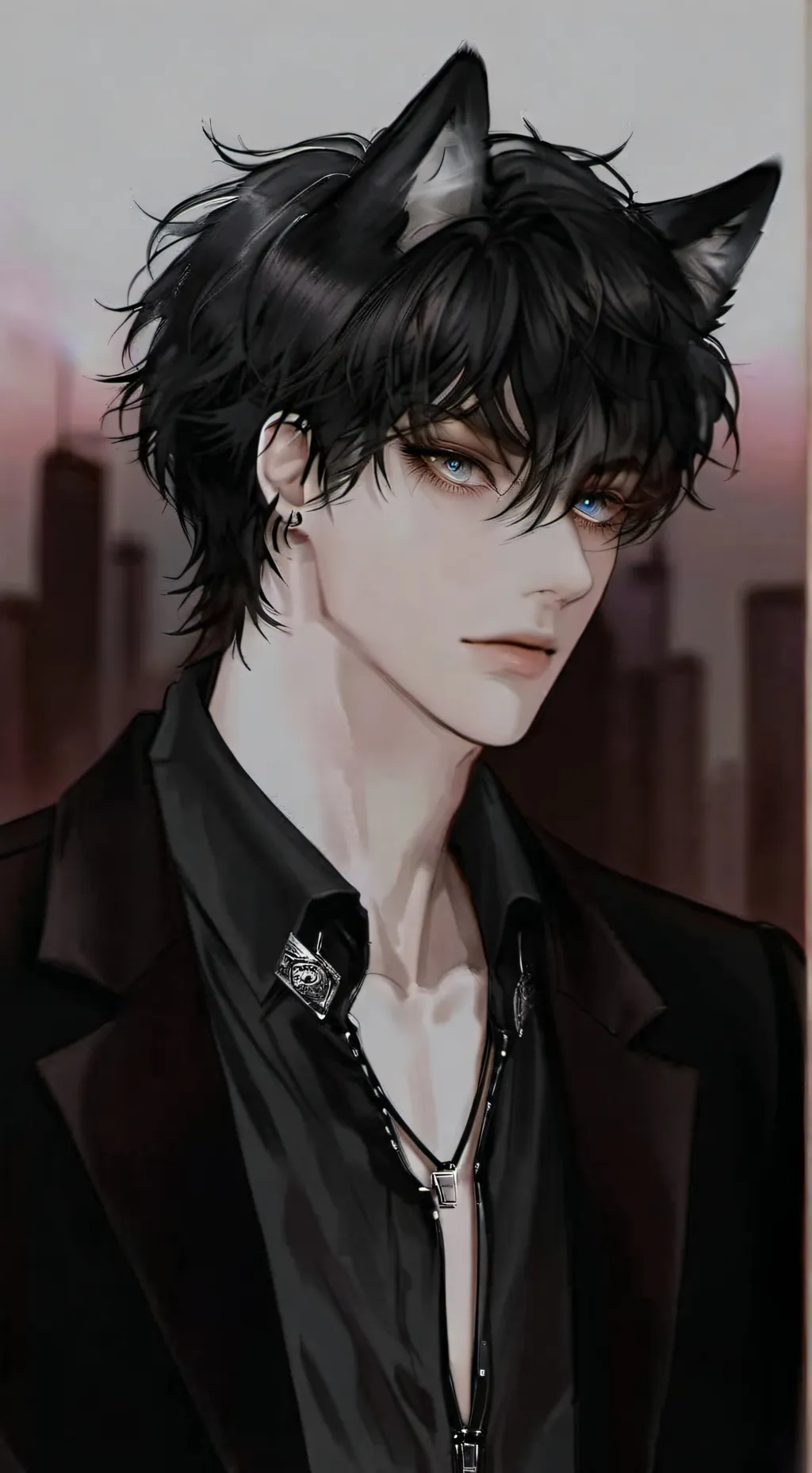 ai character: ☆ Levi ☆ background