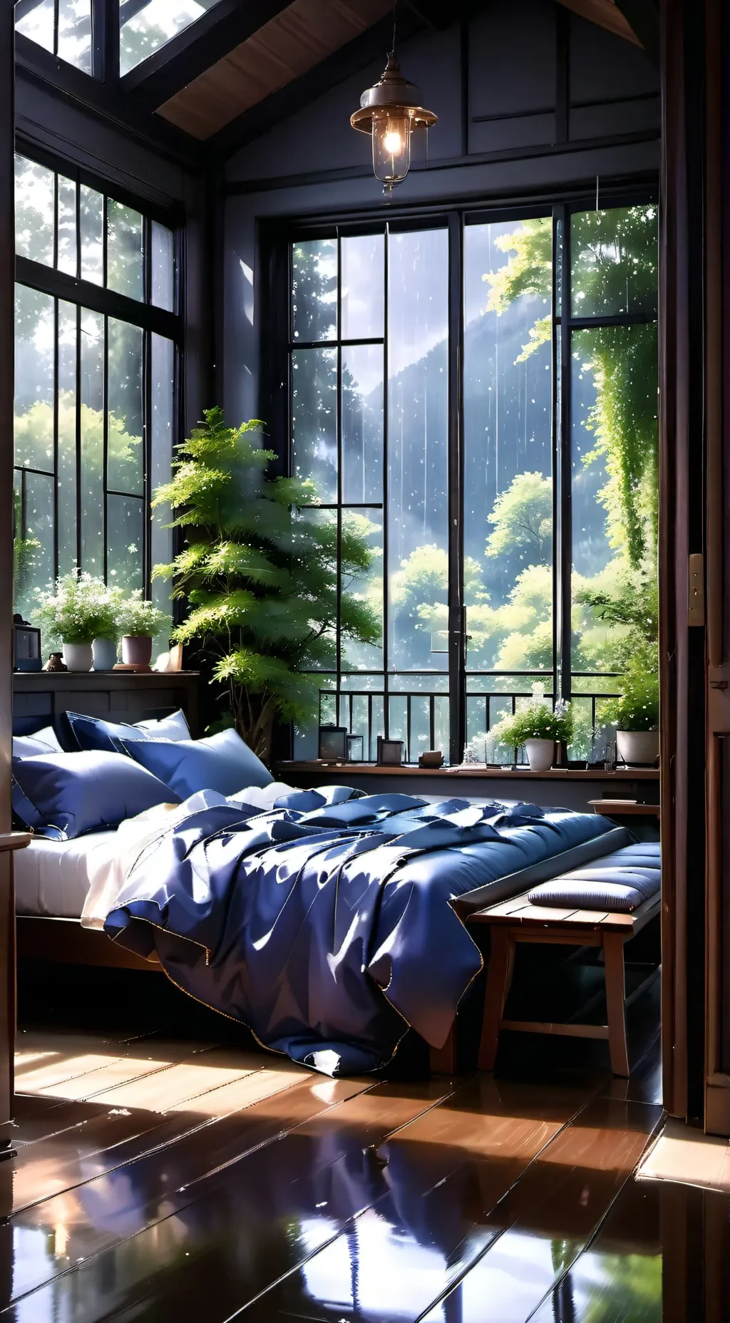 ai character: Kny chill background