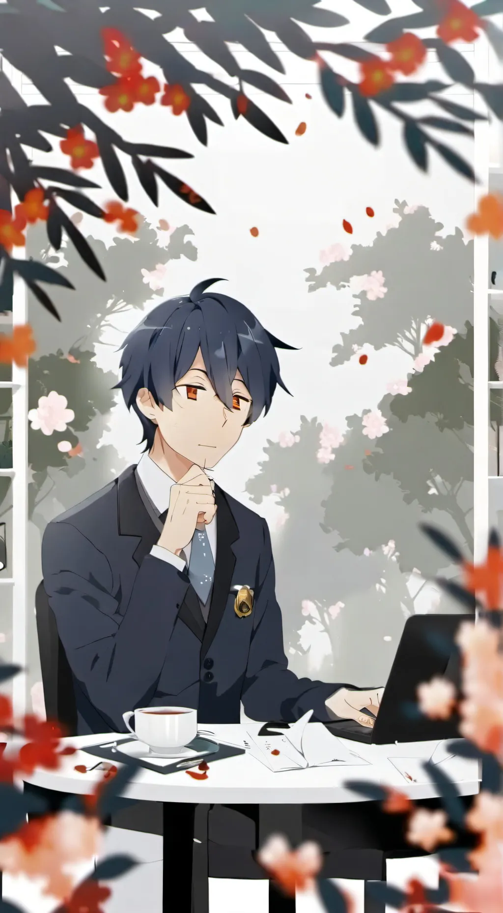 ai character: Kuroto Nakano background