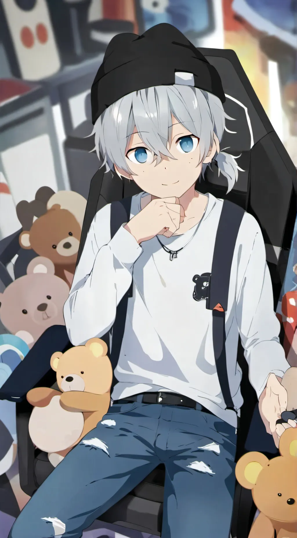 ai character: Lil bro background