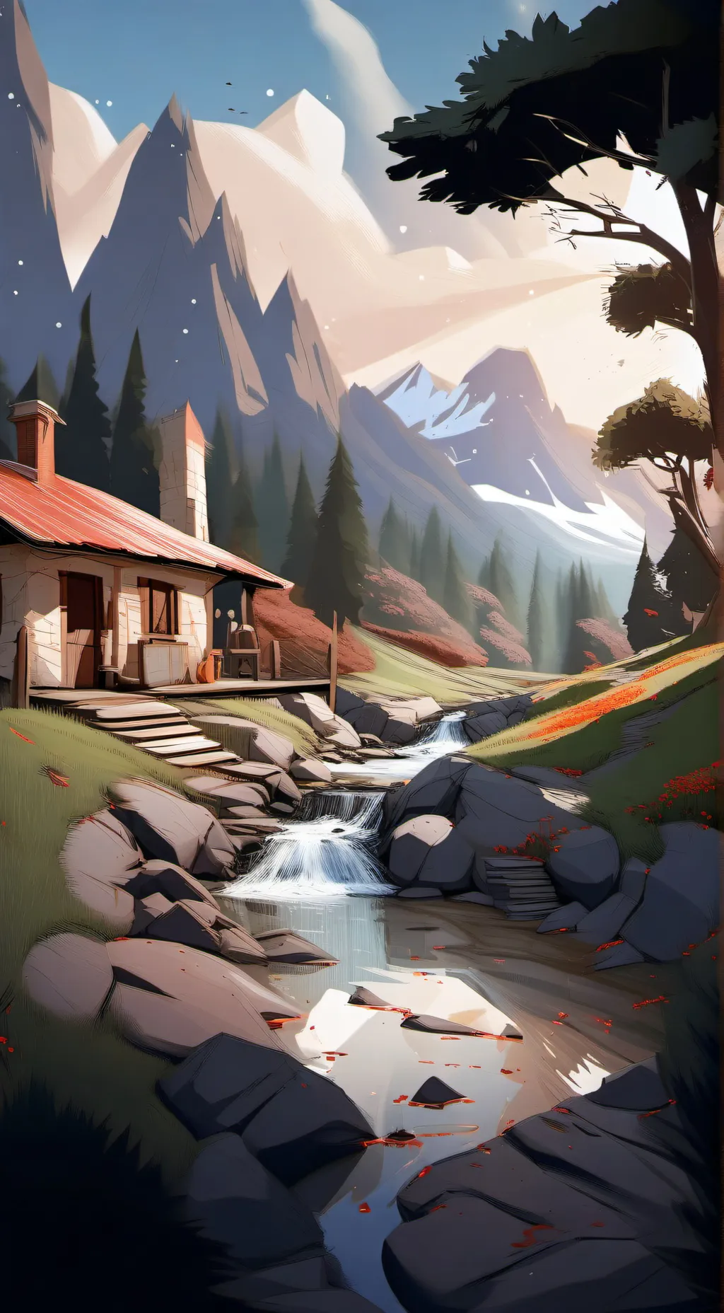 ai character: las backrooms background