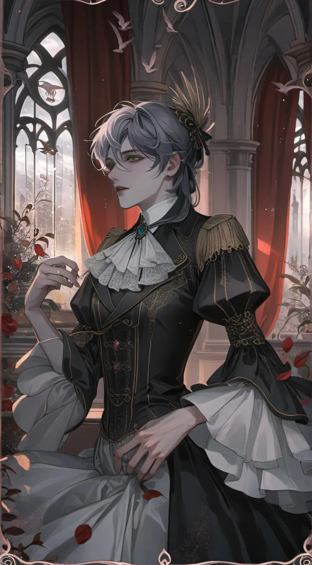 ai character: Ян  background