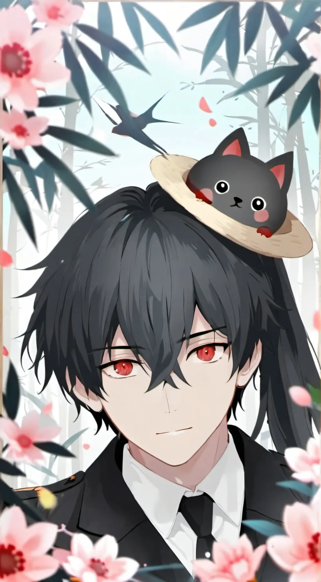 ai character: Mha camping trip background