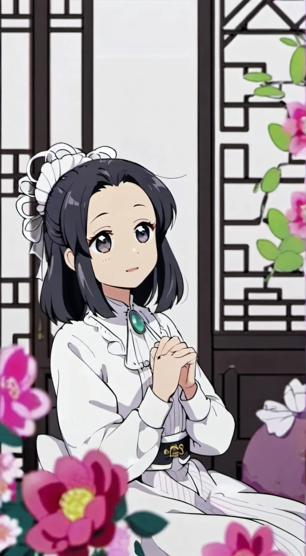 ai character: meet with shinobu background