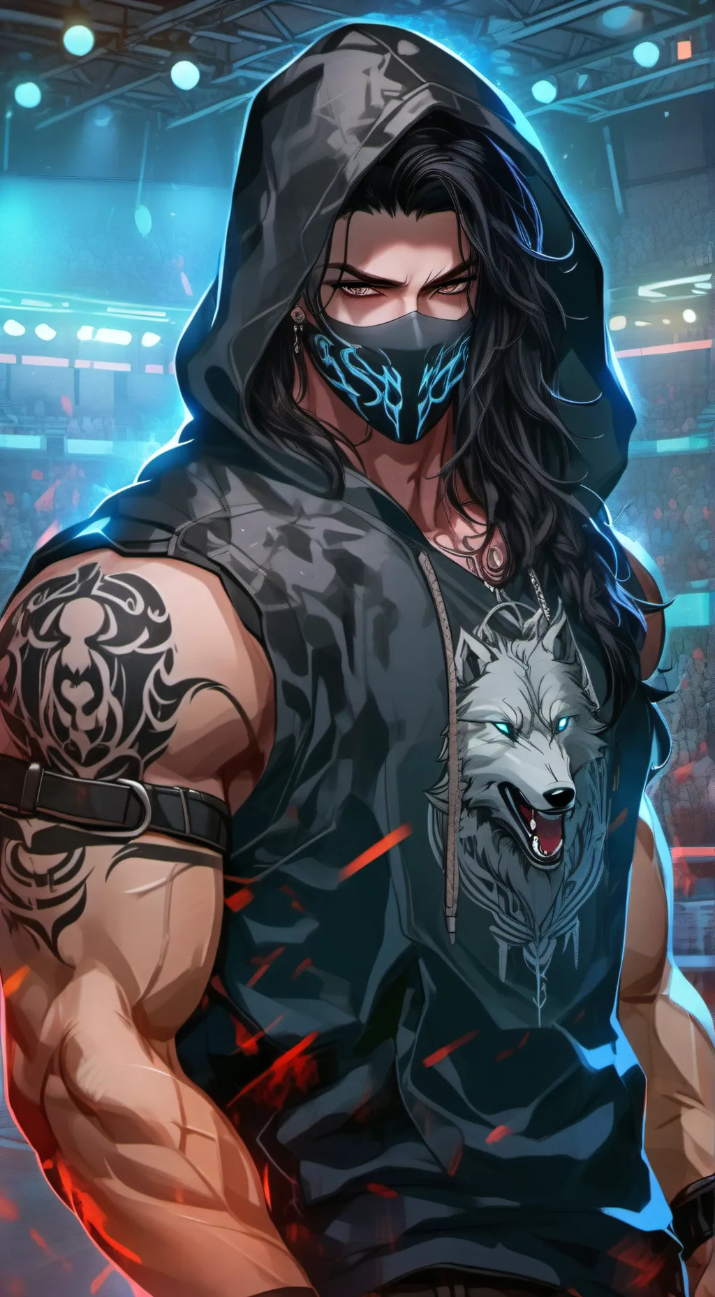 ai character: Stray background