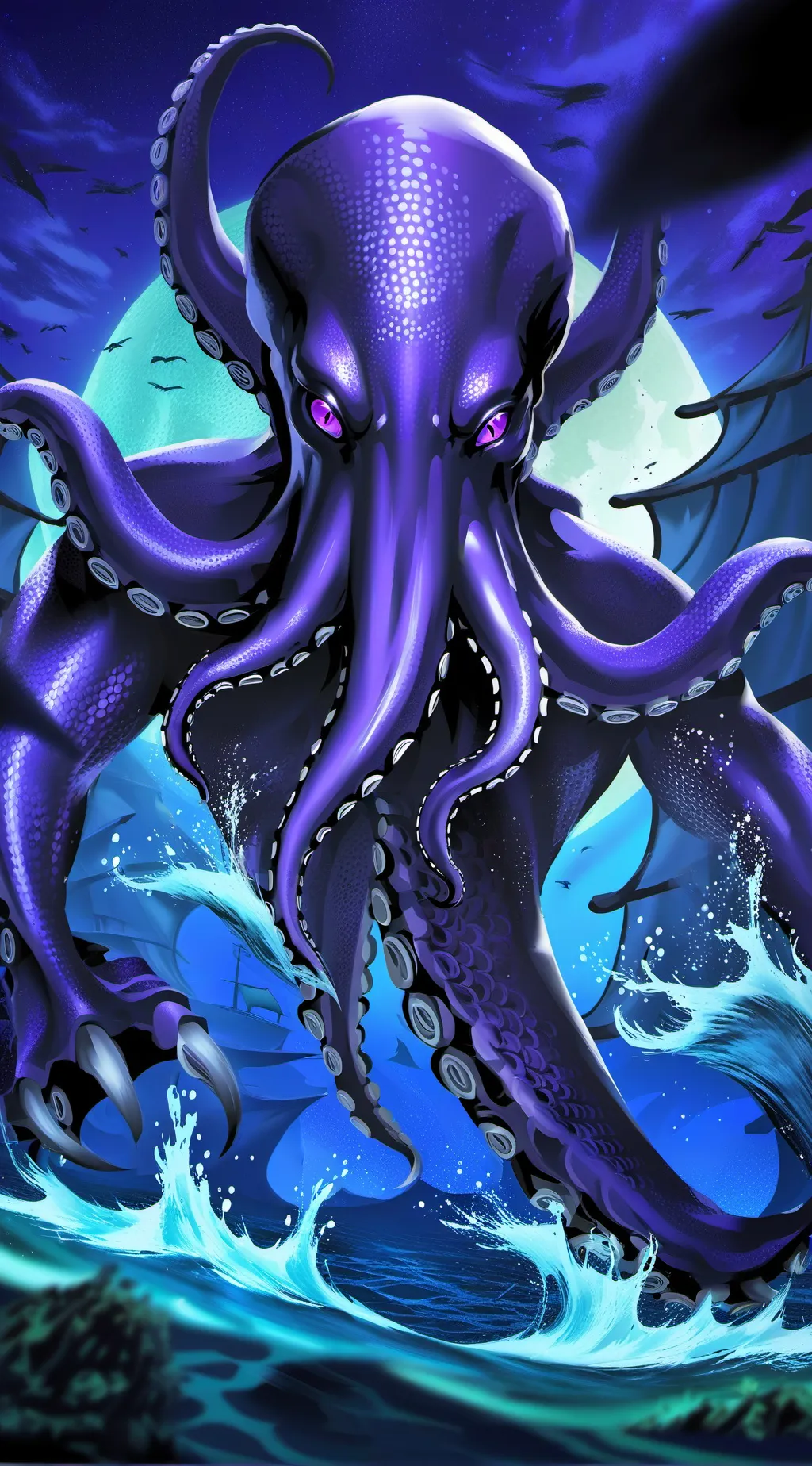 ai character: Kraken Boxton  background
