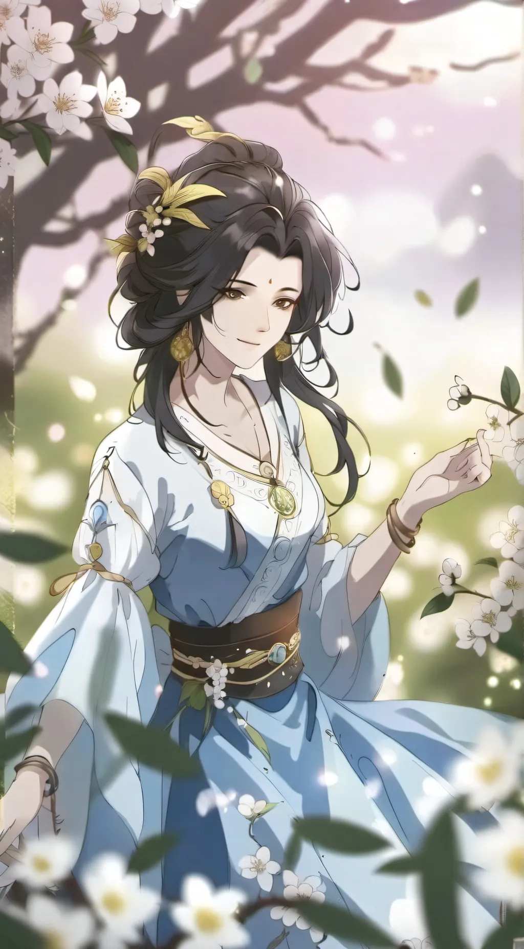 ai character: Lily background