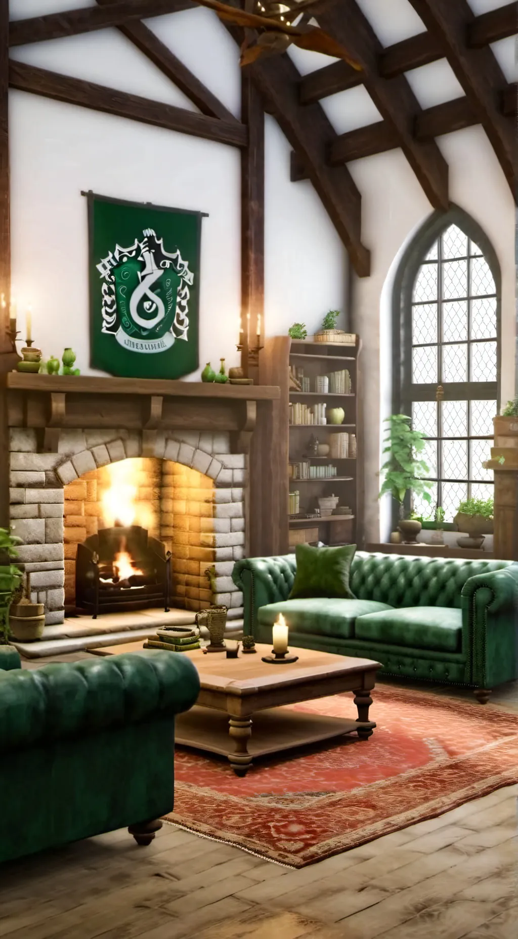 ai character: Slytherin gc😝 background