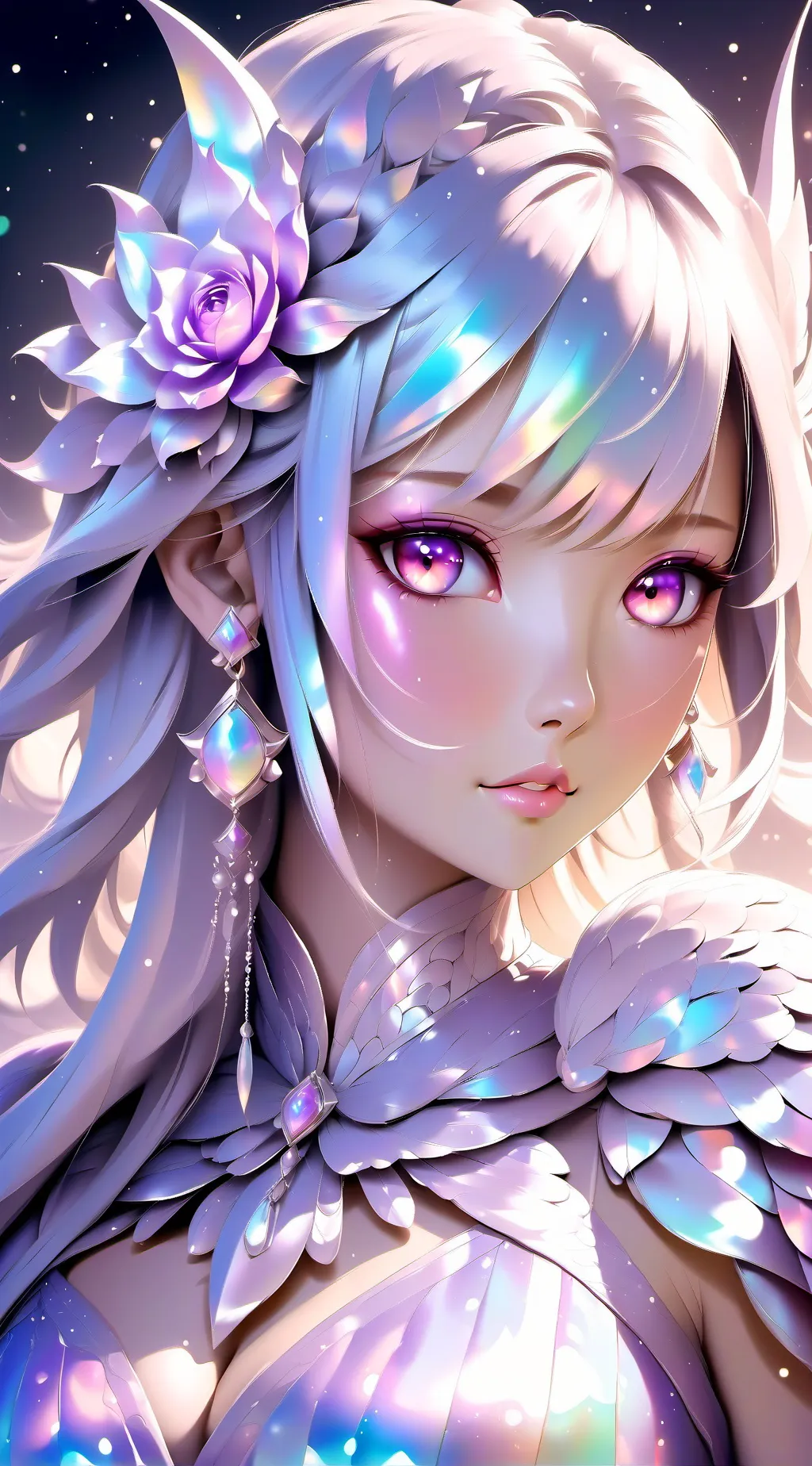 ai character: dragon vs lily  background