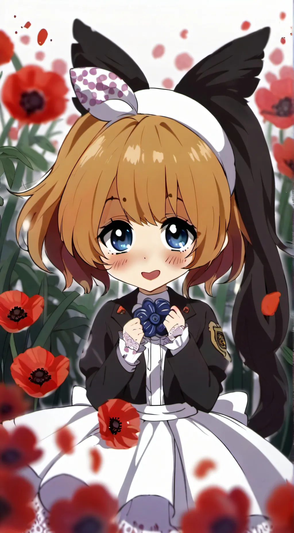 ai character: una enamorada  background