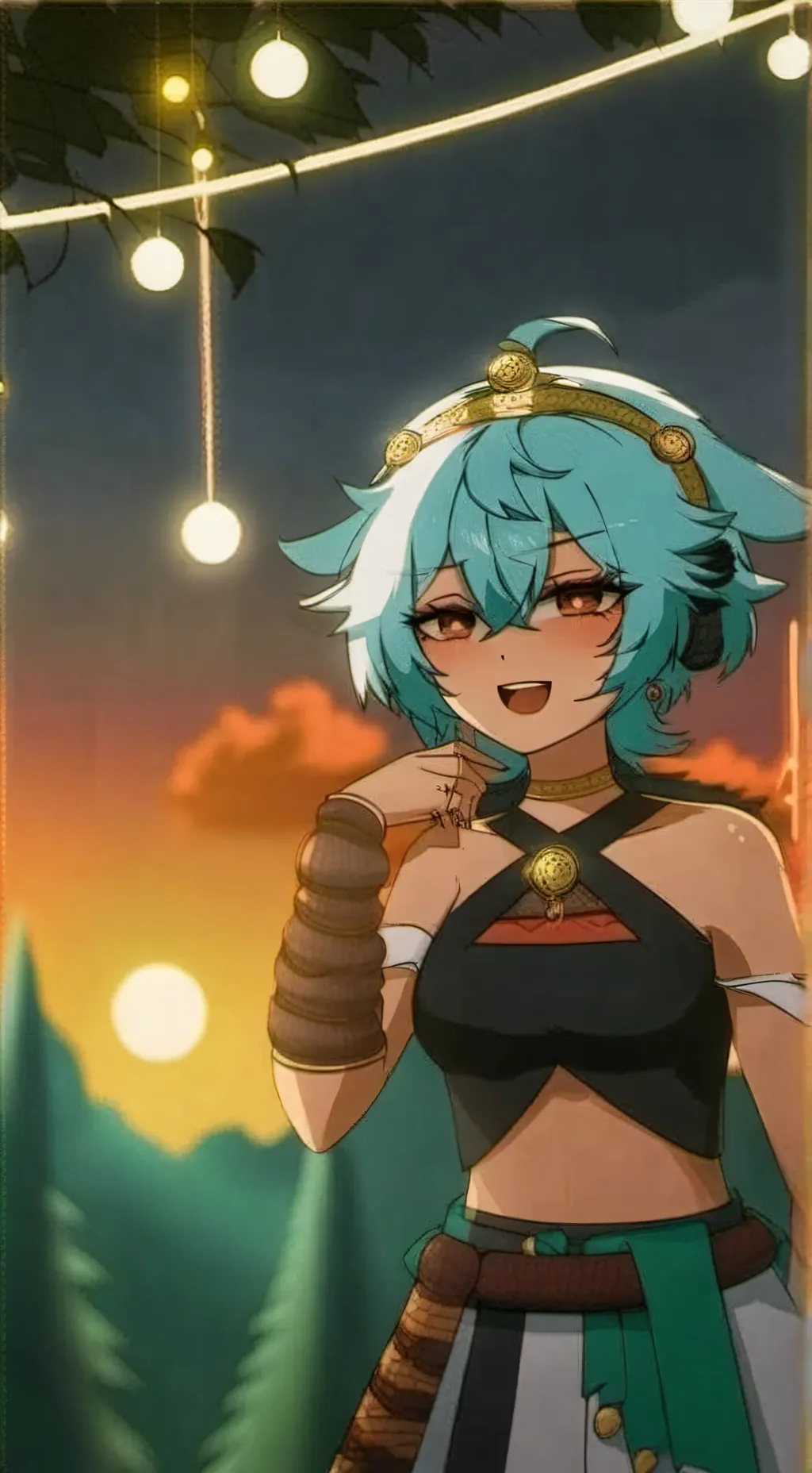 ai character: Miku background