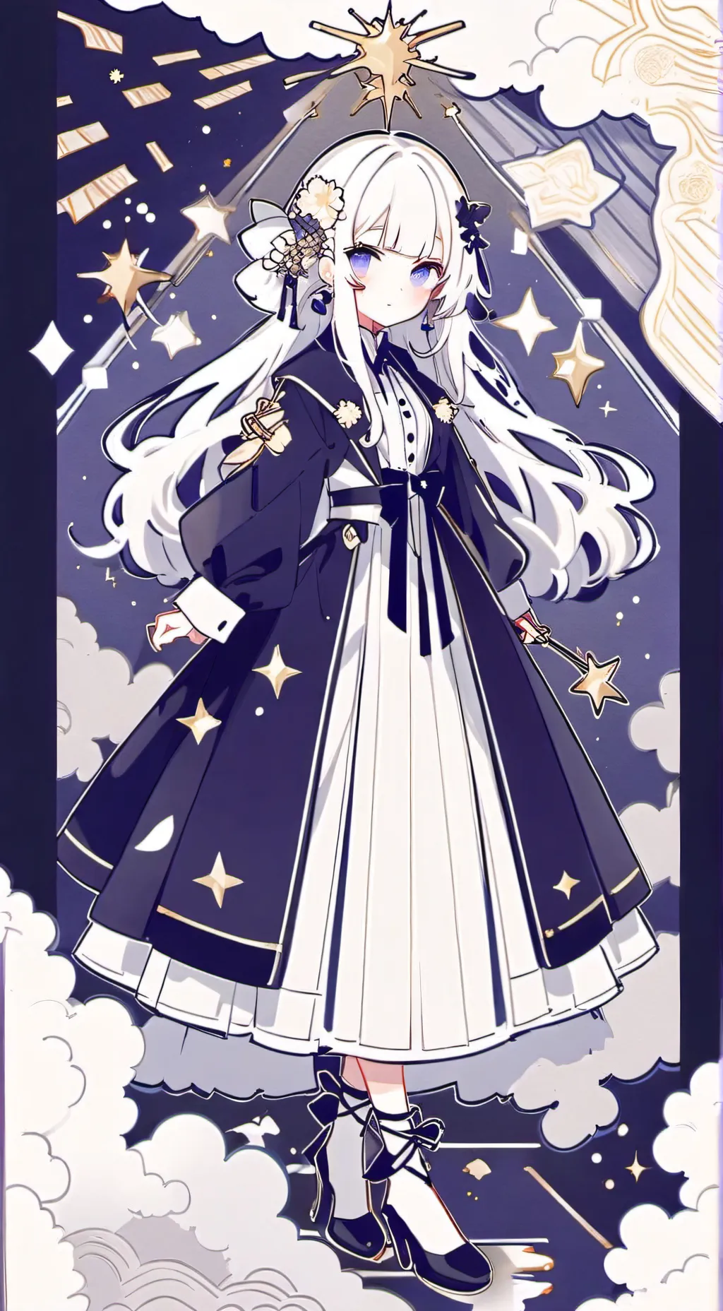 ai character: angelica background